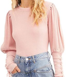 Free People Pink Top